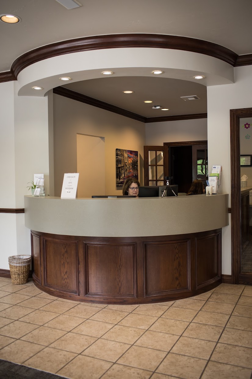 Santa Fe Dental front desk and reception area